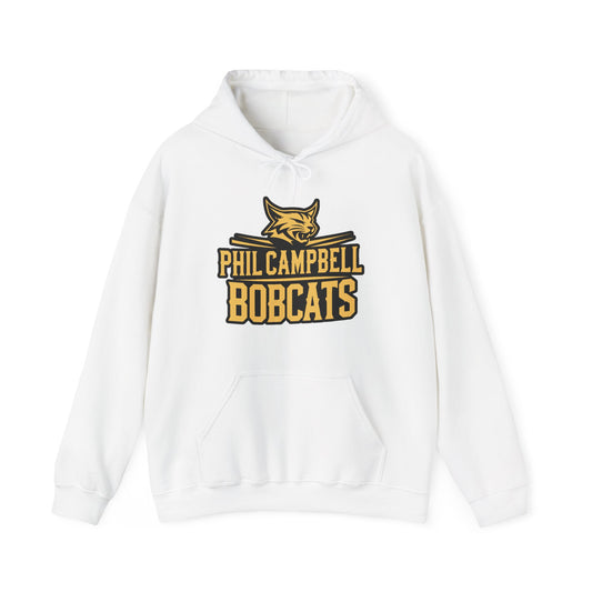 Adult Hoodie Sweatshirt \ Phil Campbell Bobcats \ PCB2