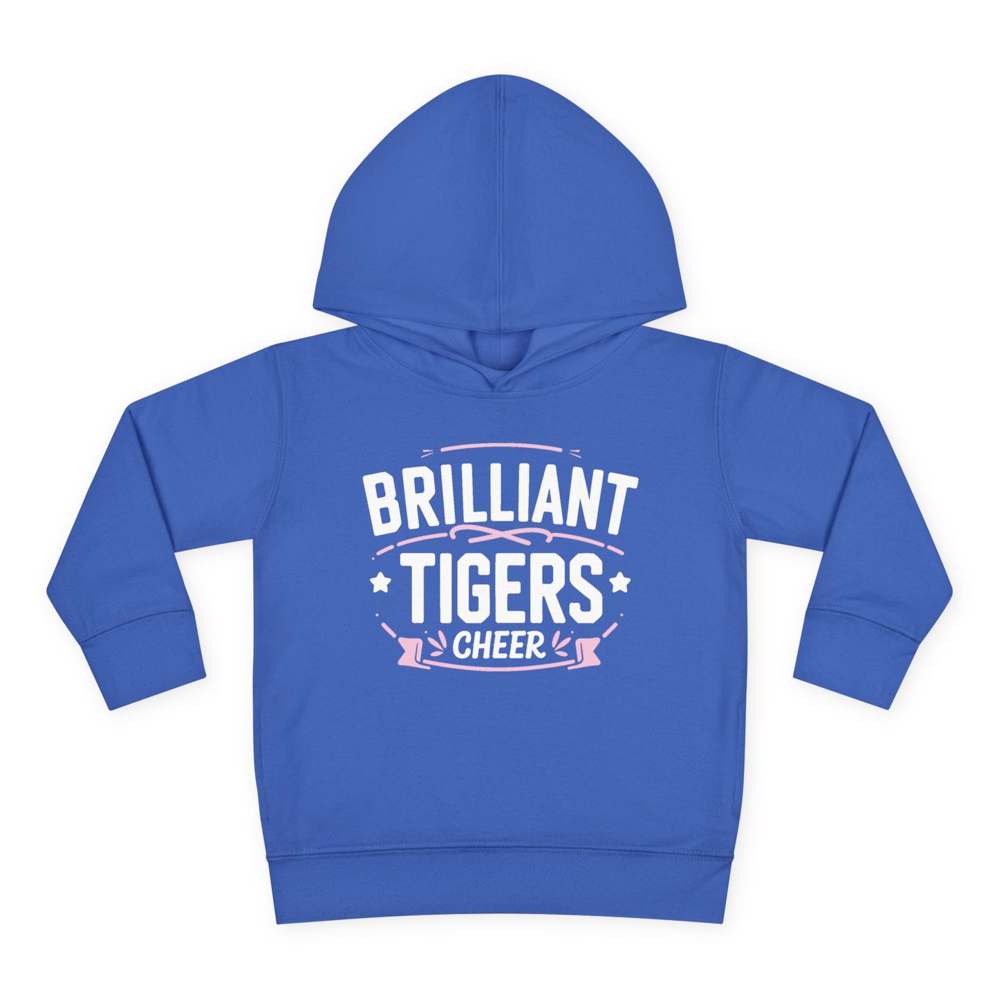 Toddler Hoodie Sweatshirt \ Brilliant Tigers Cheer \ BTC2