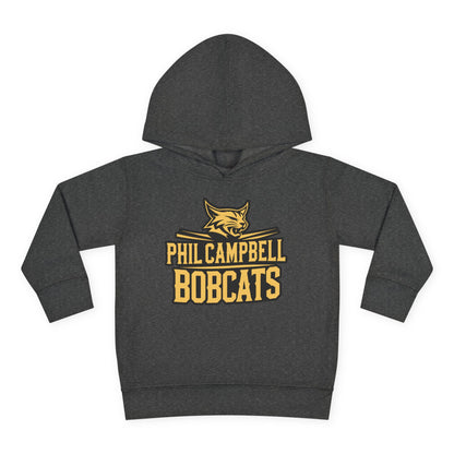 Toddler Hoodie Sweatshirt \ Phil Campbell Bobcats \ PCB2