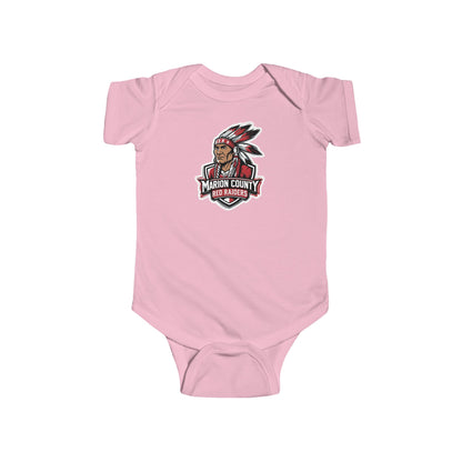Short Sleeve Baby Bodysuit \ Marion County Red Raiders \ MC2