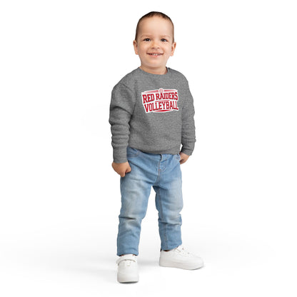 Toddler Crewneck Sweatshirt \ Marion County Red Raiders Volleyball \ MCV2