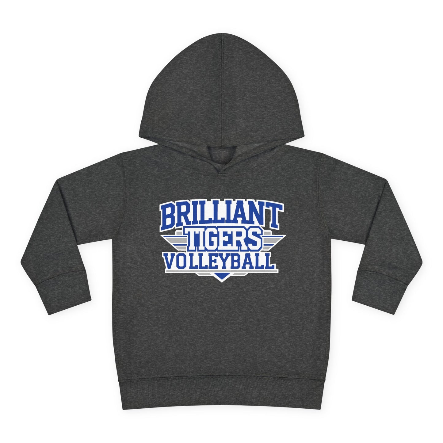 Toddler Hoodie Sweatshirt \ Brilliant Tigers Volleyball \ BTV2