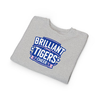 Toddler Crewneck Sweatshirt \ Brilliant Tigers Cheer \ BTC2