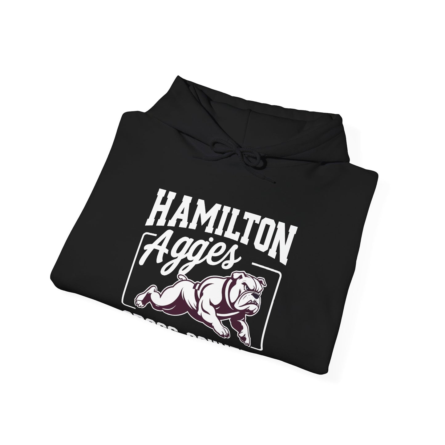 Adult Hoodie Sweatshirt \ Hamilton Aggies Cross-Country \ HCC2
