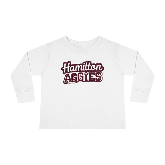 Toddler Long Sleeve Tee \ Hamilton Aggies \ HAG2
