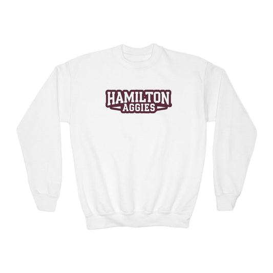 Youth Crewneck Sweatshirt \ Hamilton Aggies \ HA3
