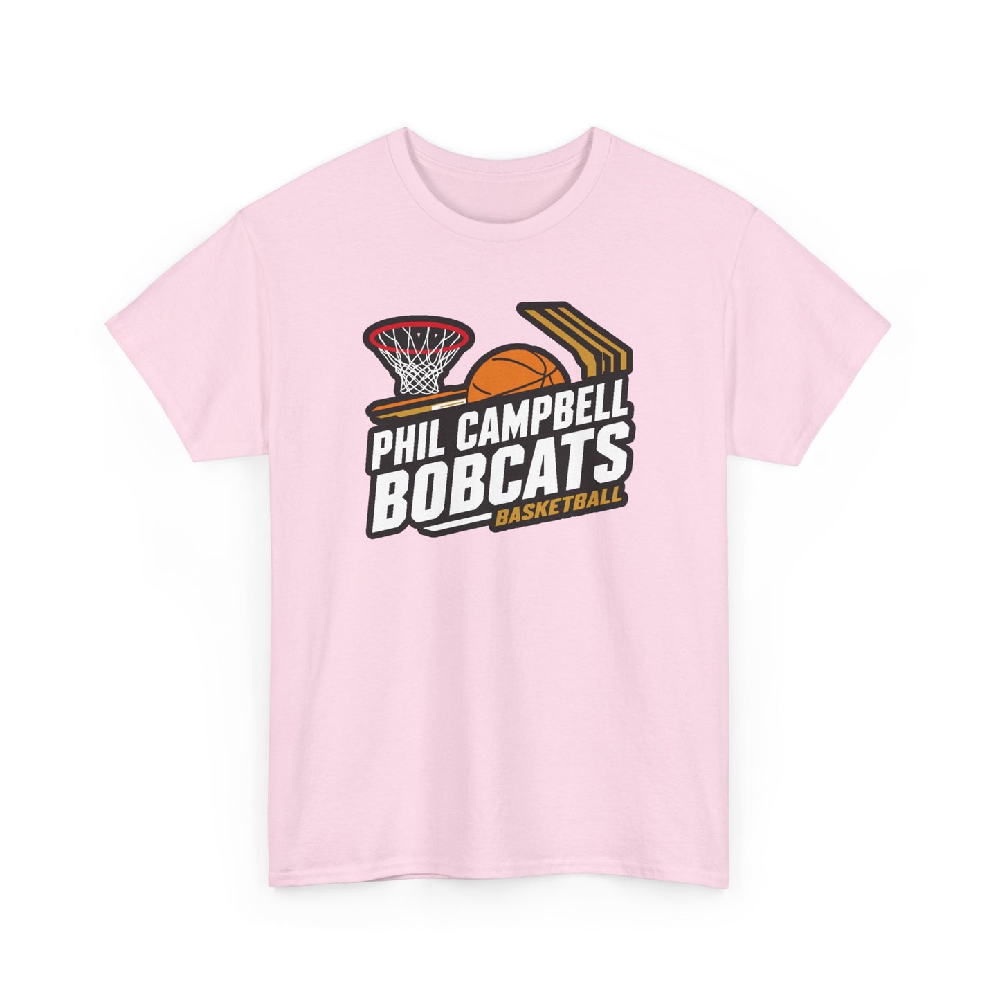 Adult Tee \ Phil Campbell Bobcats Basketball \ PCBBK1