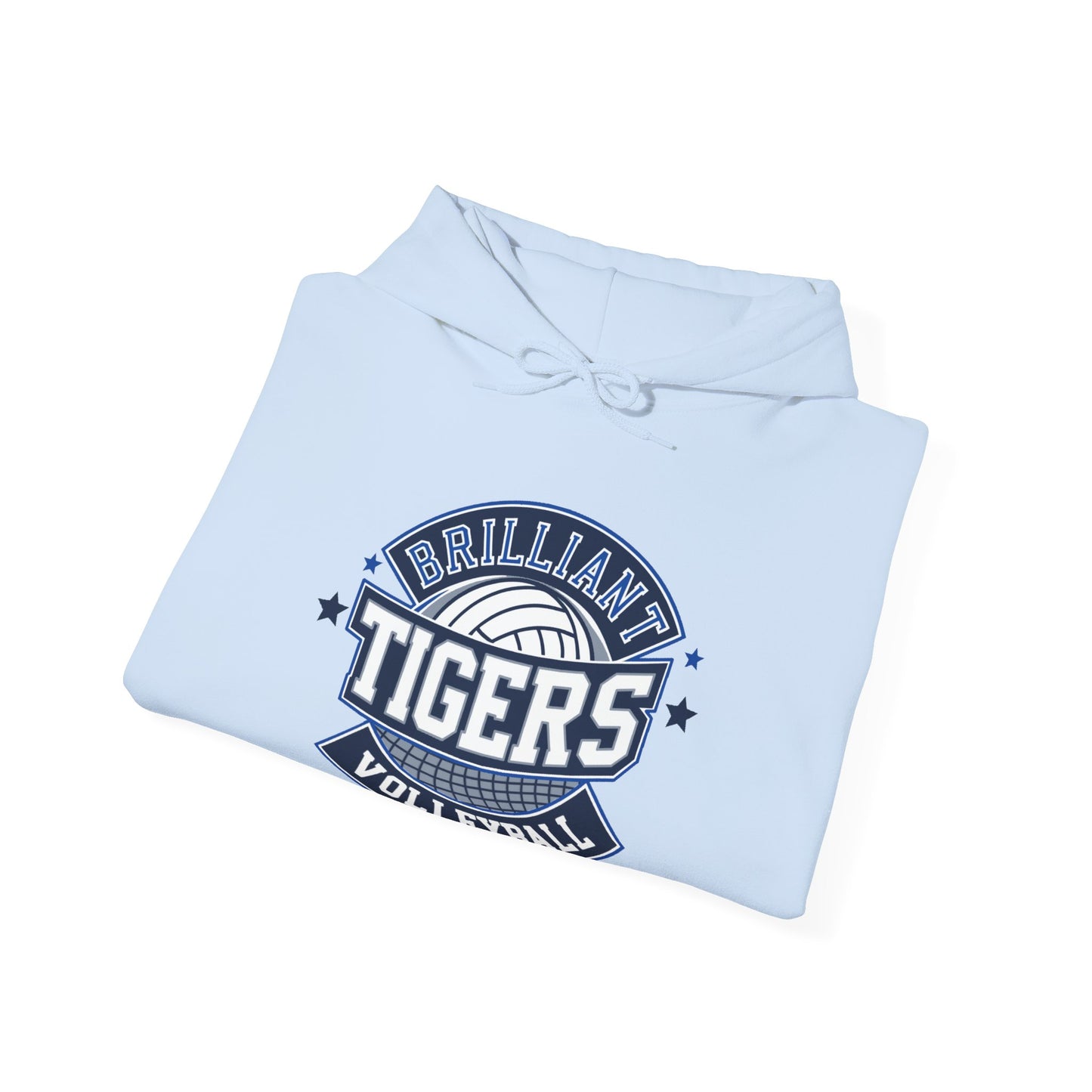 Adult Hoodie Sweatshirt \ Brilliant Tigers Volleyball \ BTV1