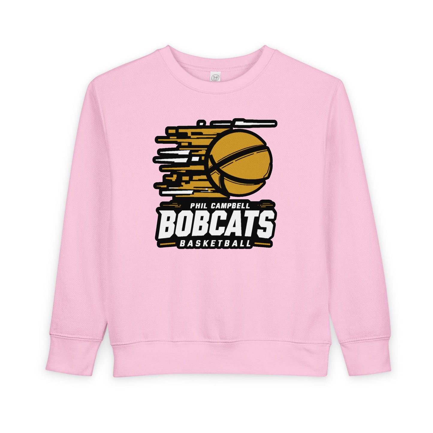 Toddler Crewneck Sweatshirt \ Phil Campbell Bobcats Basketball \ PCBBK2