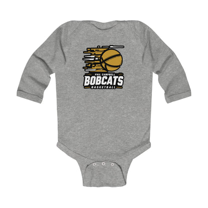 Long Sleeve Baby Bodysuit \ Phil Campbell Bobcats Basketball \ PCBBK2