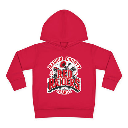 Toddler Hoodie Sweatshirt \ Marion County Red Raiders Band \ MCB2