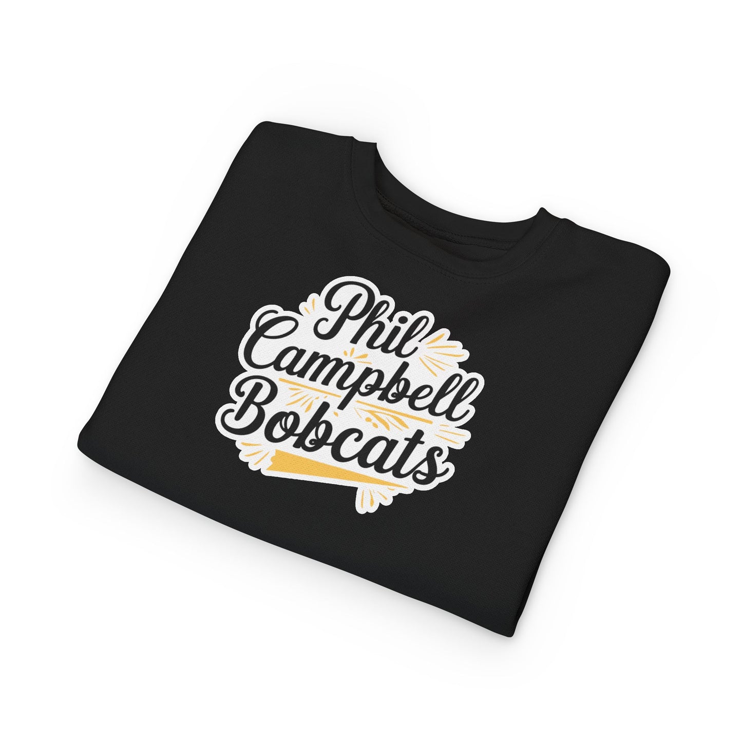 Toddler Crewneck Sweatshirt \ Phil Campbell Bobcats \ PCBG2