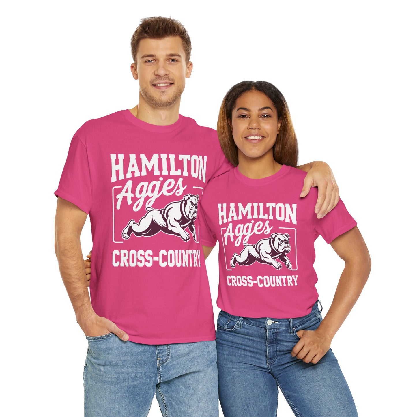 Adult Tee \ Hamilton Aggies Cross-Country \ HCC2