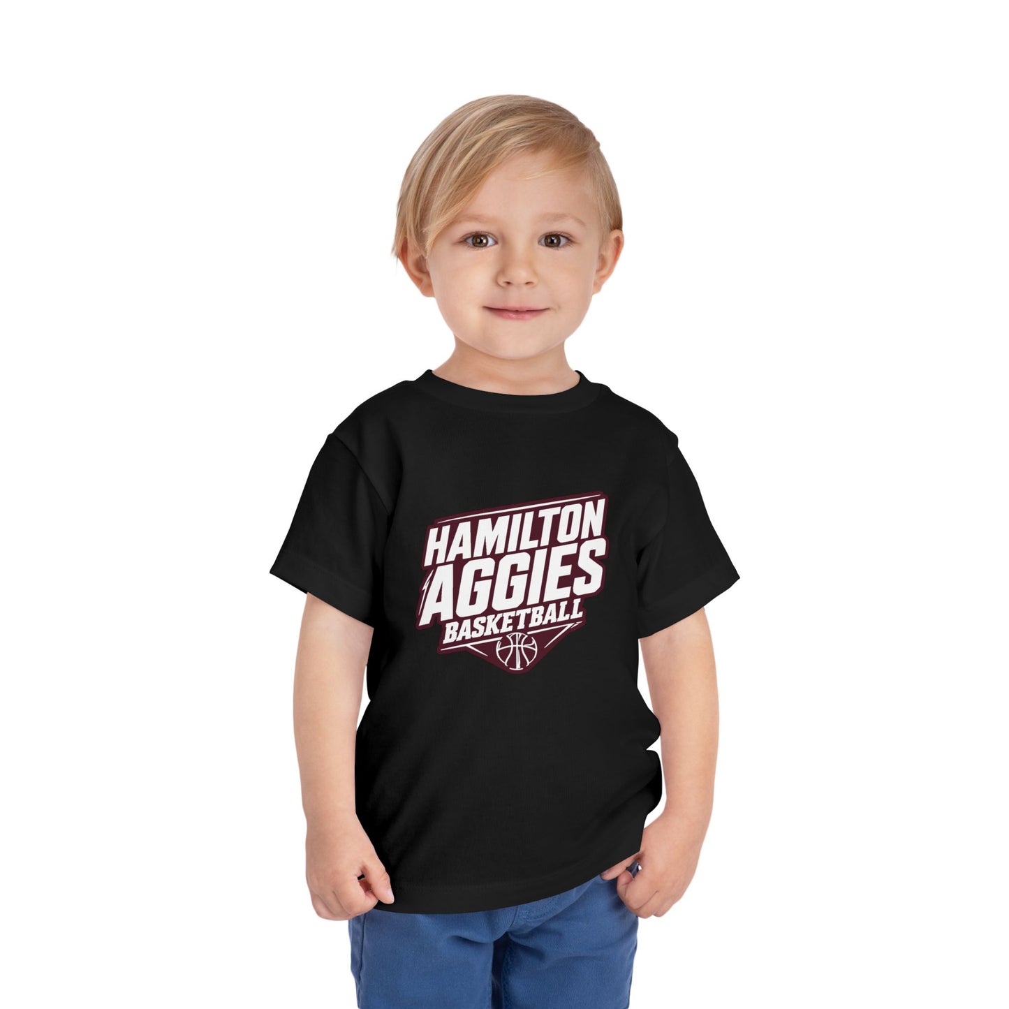 Toddler Tee \ Hamilton Aggies Basketball \ HABB2