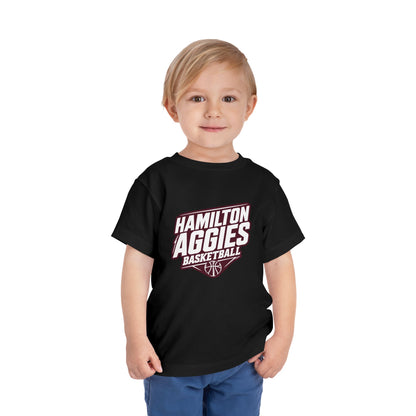 Toddler Tee \ Hamilton Aggies Basketball \ HABB2
