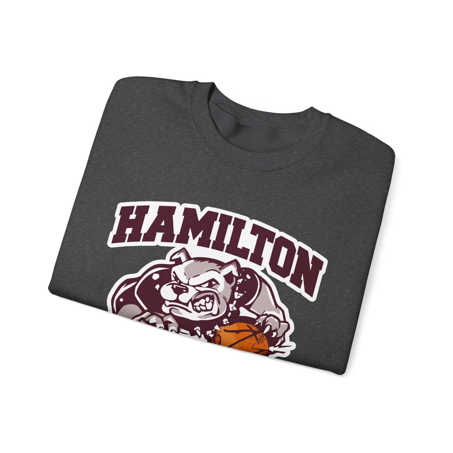 Adult Crewneck Sweatshirt \ Hamilton Aggies Basketball \ HABK1