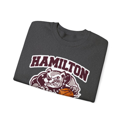 Adult Crewneck Sweatshirt \ Hamilton Aggies Basketball \ HABK1