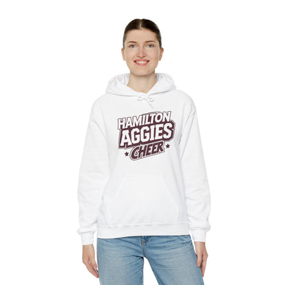 Adult Hoodie Sweatshirt \ Hamilton Aggies Cheer \ HAC1