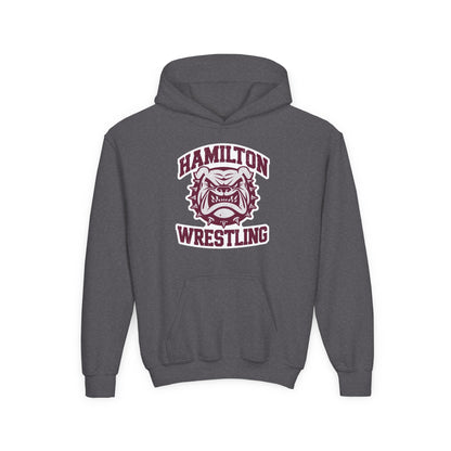 Youth Hoodie Sweatshirt \ Hamilton Aggies Wrestling \ HAW2