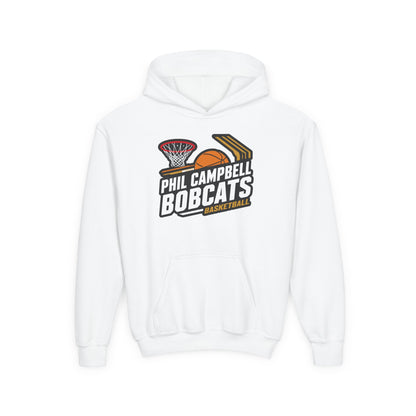 Youth Hoodie Sweatshirt \ Phil Campbell Bobcats Basketball \ PCBBK1