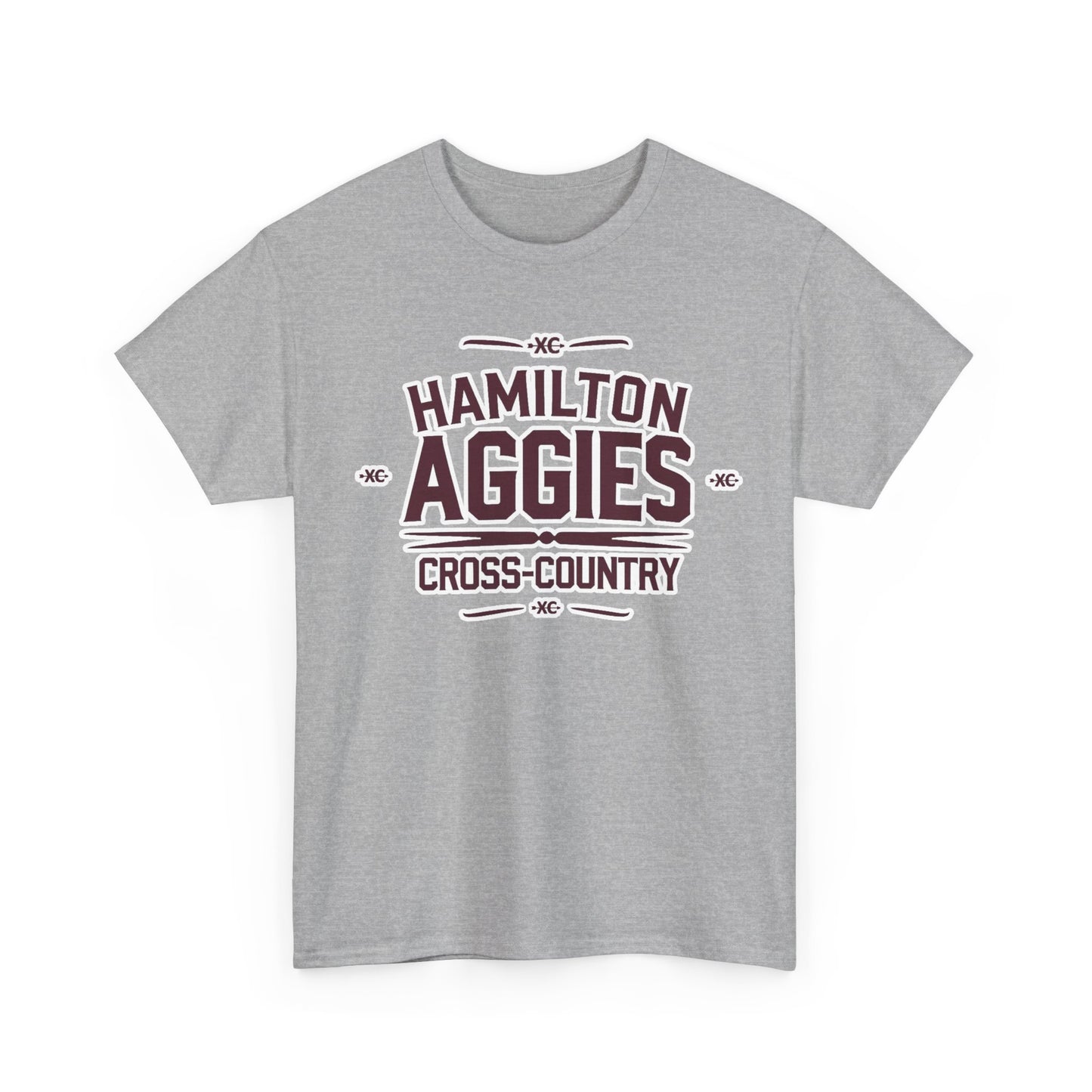 Adult Tee \ Hamilton Aggies Cross-Country \ HCC1