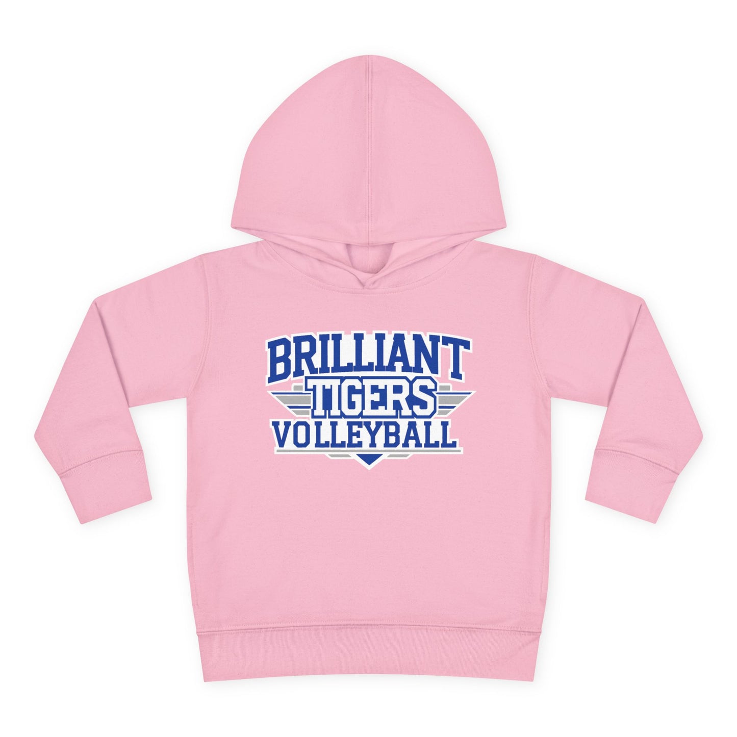 Toddler Hoodie Sweatshirt \ Brilliant Tigers Volleyball \ BTV2