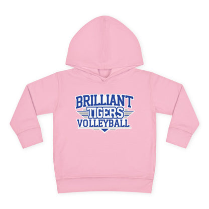 Toddler Hoodie Sweatshirt \ Brilliant Tigers Volleyball \ BTV2