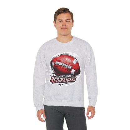 Adult Crewneck Sweatshirt \ Marion County Red Raiders Football \ MCF1