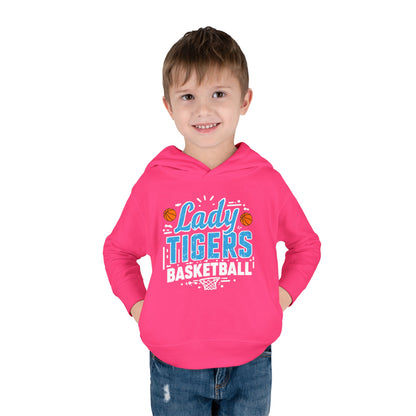 Toddler Hoodie Sweatshirt \ Brilliant Tigers Basketball \ BTBKG1