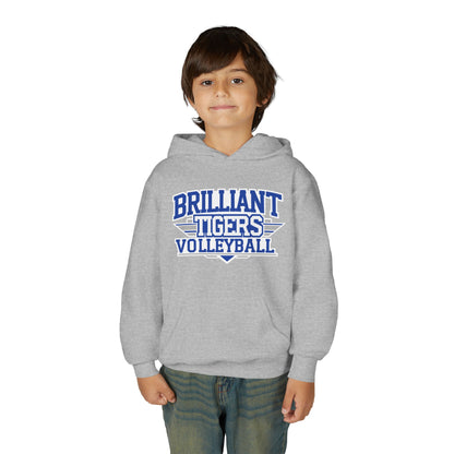 Youth Hoodie Sweatshirt \ Brilliant Tigers Volleyball \ BTV2