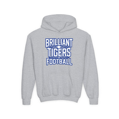 Youth Hoodie Sweatshirt \ Brilliant Tigers Football \ BTF1
