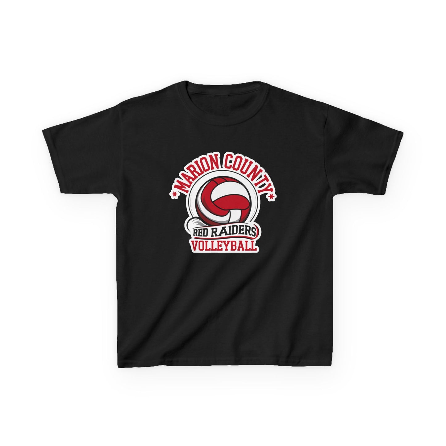 Youth Tee \ Marion County Red Raiders Volleyball \ MCV1