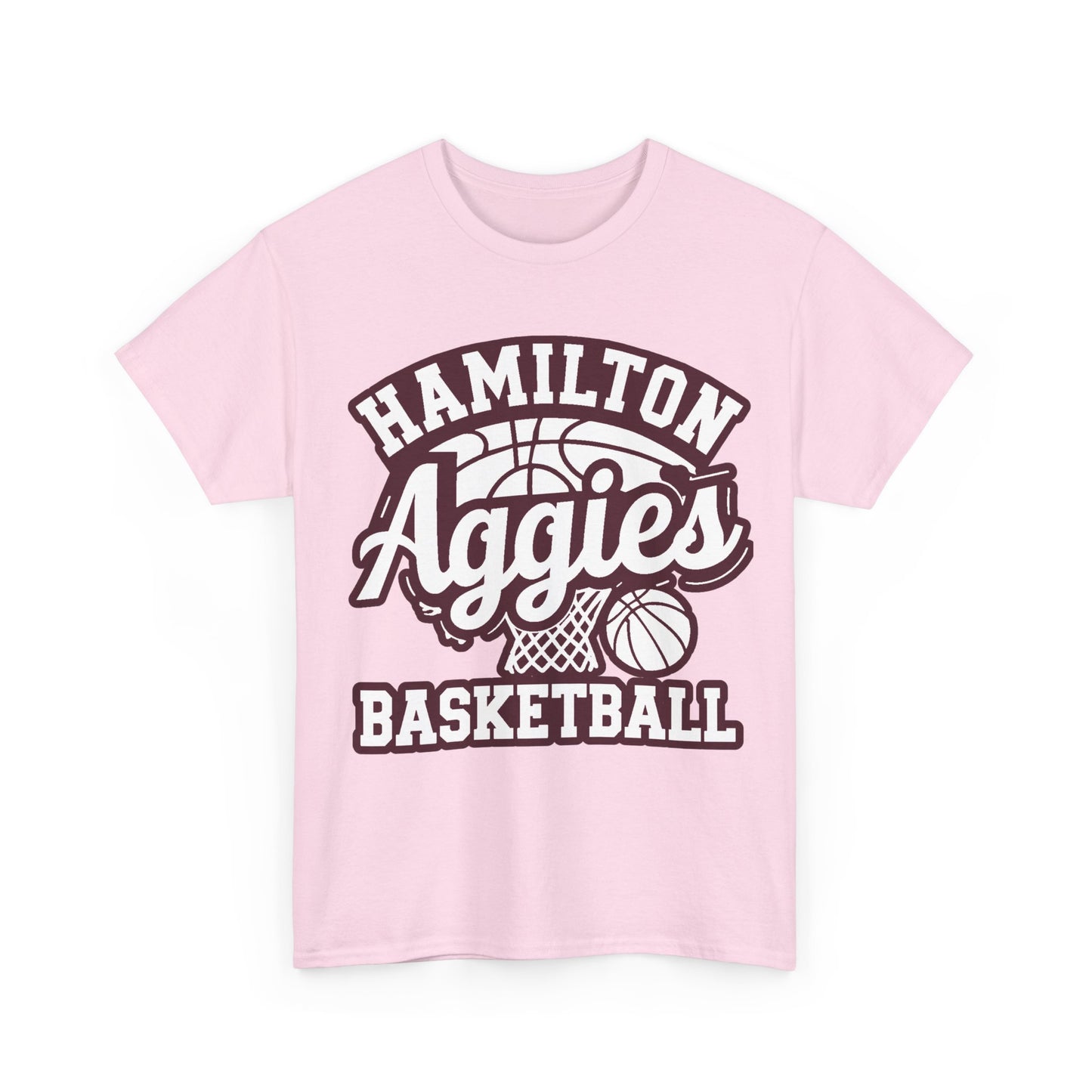 Adult Tee \ Hamilton Aggies Basketball \ HABBG1