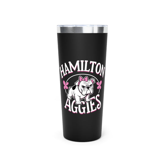 22oz Copper Insulated Tumbler \ Hamilton Aggies \ HAG4