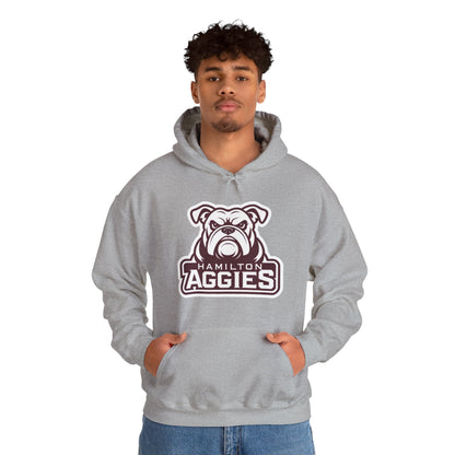 Adult Hoodie Sweatshirt \ Hamilton Aggies \ HA4
