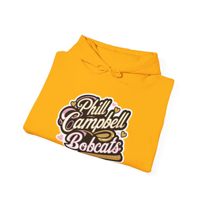 Adult Hoodie Sweatshirt \ Phill Campbell Bobcats \ PCBG1
