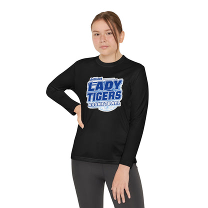 Youth Long Sleeve Tee \ Brilliant Tigers Basketball \ BTBKG2