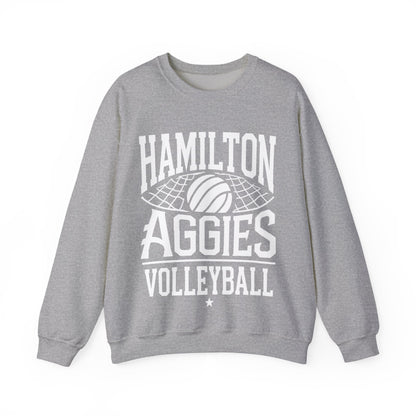 Adult Crewneck Sweatshirt \ Hamilton Aggies Volleyball \ HAV2