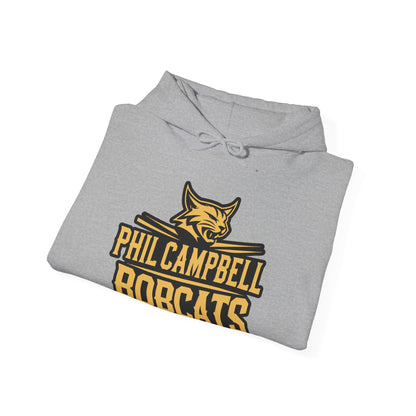 Adult Hoodie Sweatshirt \ Phil Campbell Bobcats \ PCB2