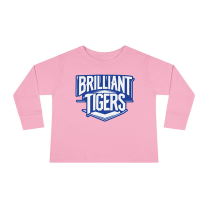 Toddler Long Sleeve Tee \ Brilliant Tigers \ BT2