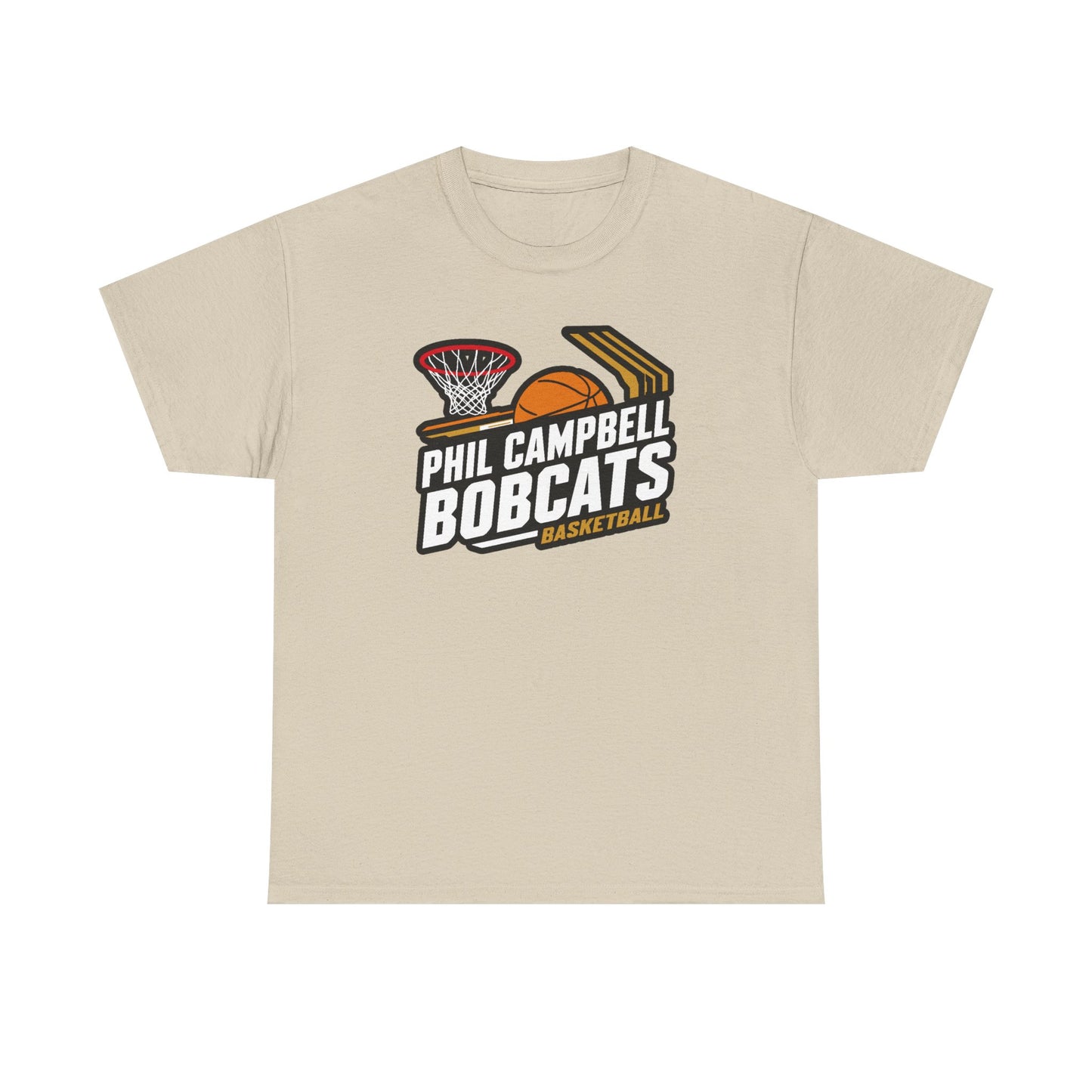 Adult Tee \ Phil Campbell Bobcats Basketball \ PCBBK1