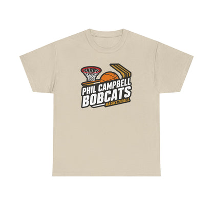 Adult Tee \ Phil Campbell Bobcats Basketball \ PCBBK1