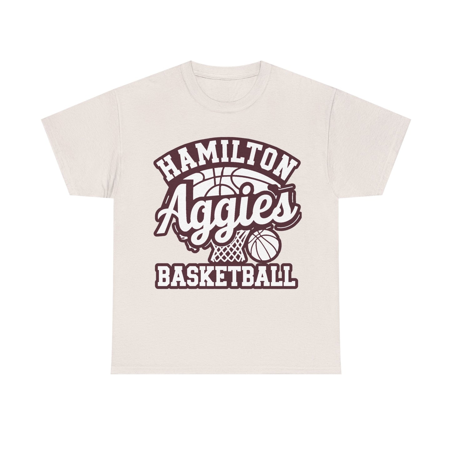 Adult Tee \ Hamilton Aggies Basketball \ HABBG1