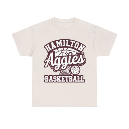Adult Tee \ Hamilton Aggies Basketball \ HABBG1