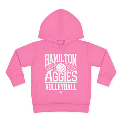 Toddler Hoodie Sweatshirt \ Hamilton Aggies Volleyball \ HAV2