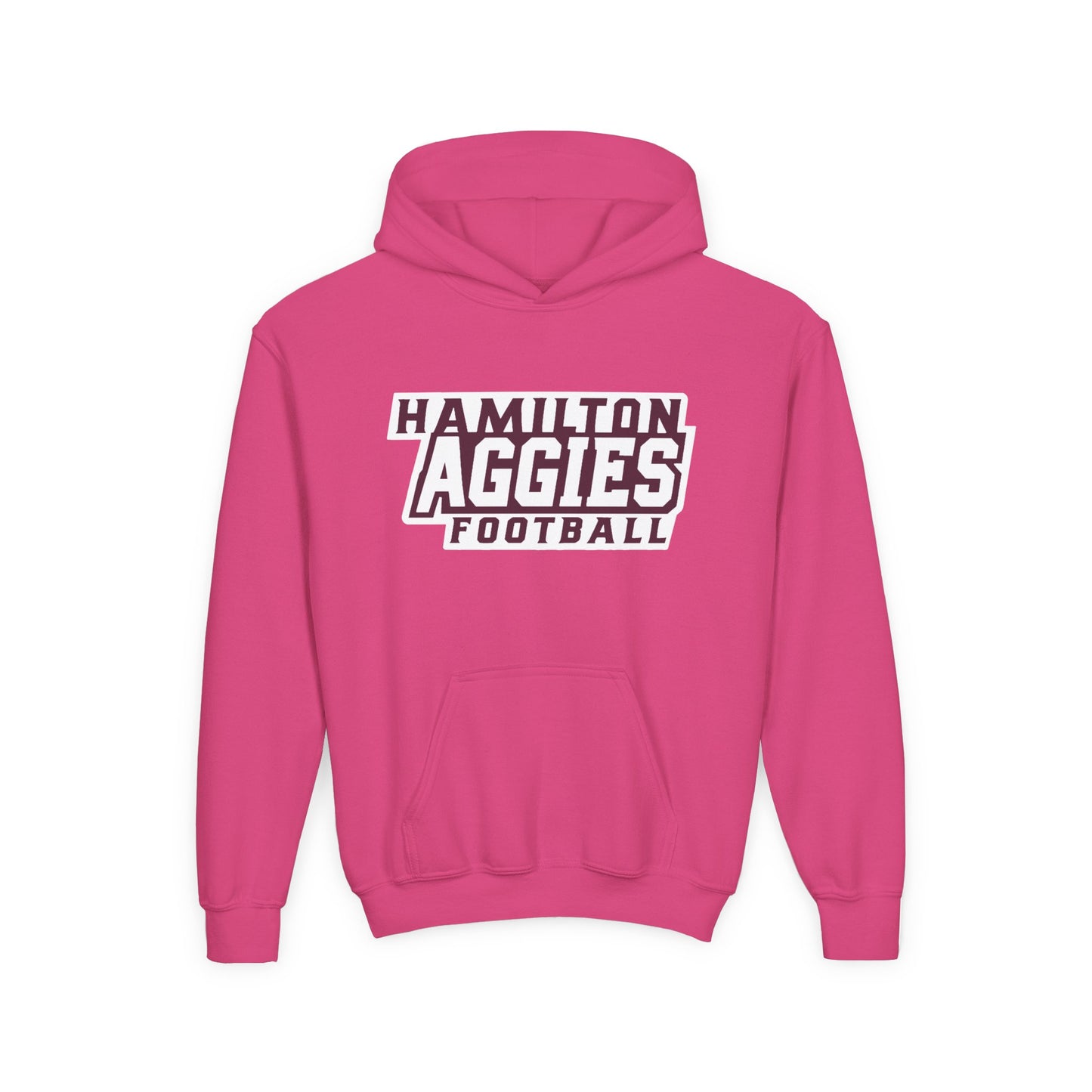 Youth Hoodie Sweatshirt \ Hamilton Aggies Football \ HAF1