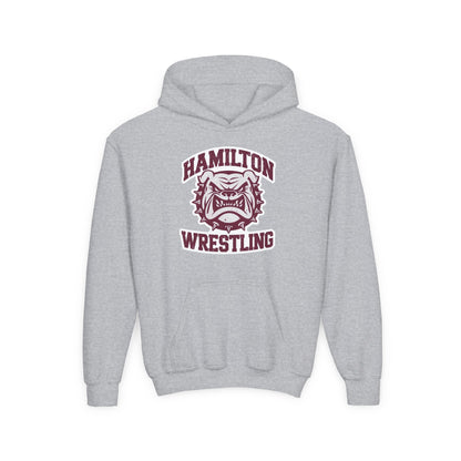 Youth Hoodie Sweatshirt \ Hamilton Aggies Wrestling \ HAW2