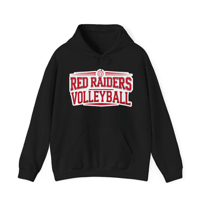 Adult Hoodie Sweatshirt \ Marion County Red Raiders Volleyball \ MCV2