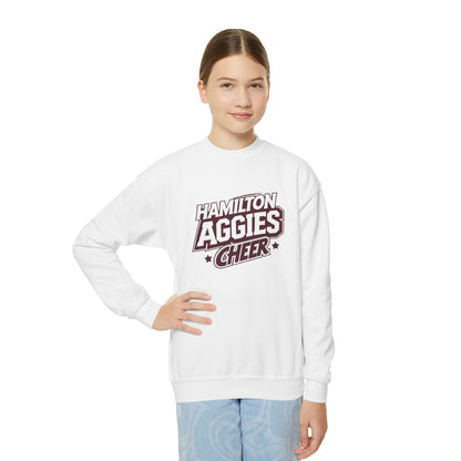 Youth Crewneck Sweatshirt \ Hamilton Aggies Cheer \ HAC1