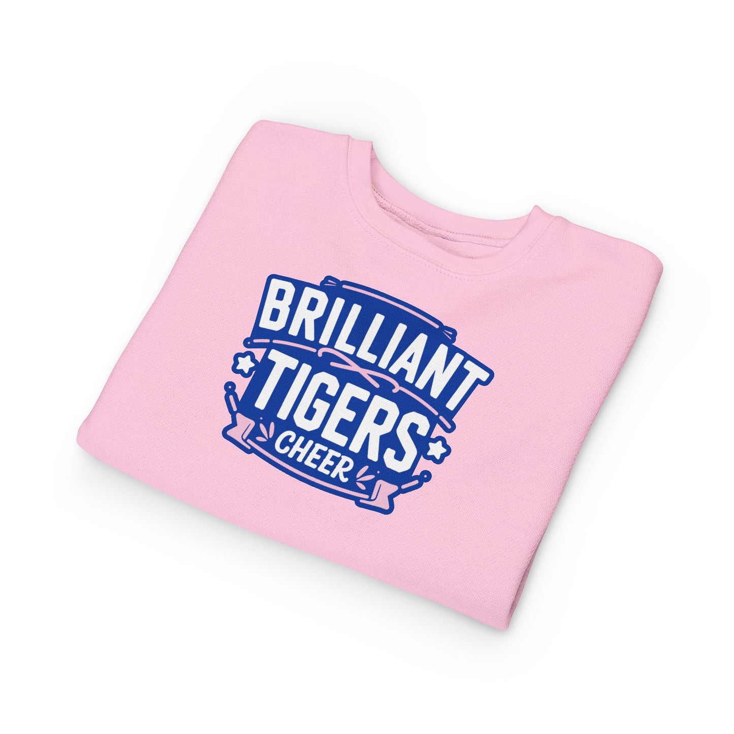 Toddler Crewneck Sweatshirt \ Brilliant Tigers Cheer \ BTC2